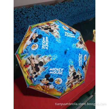 Web Celebrity INS Children&#39;s Automatic Long Paraply